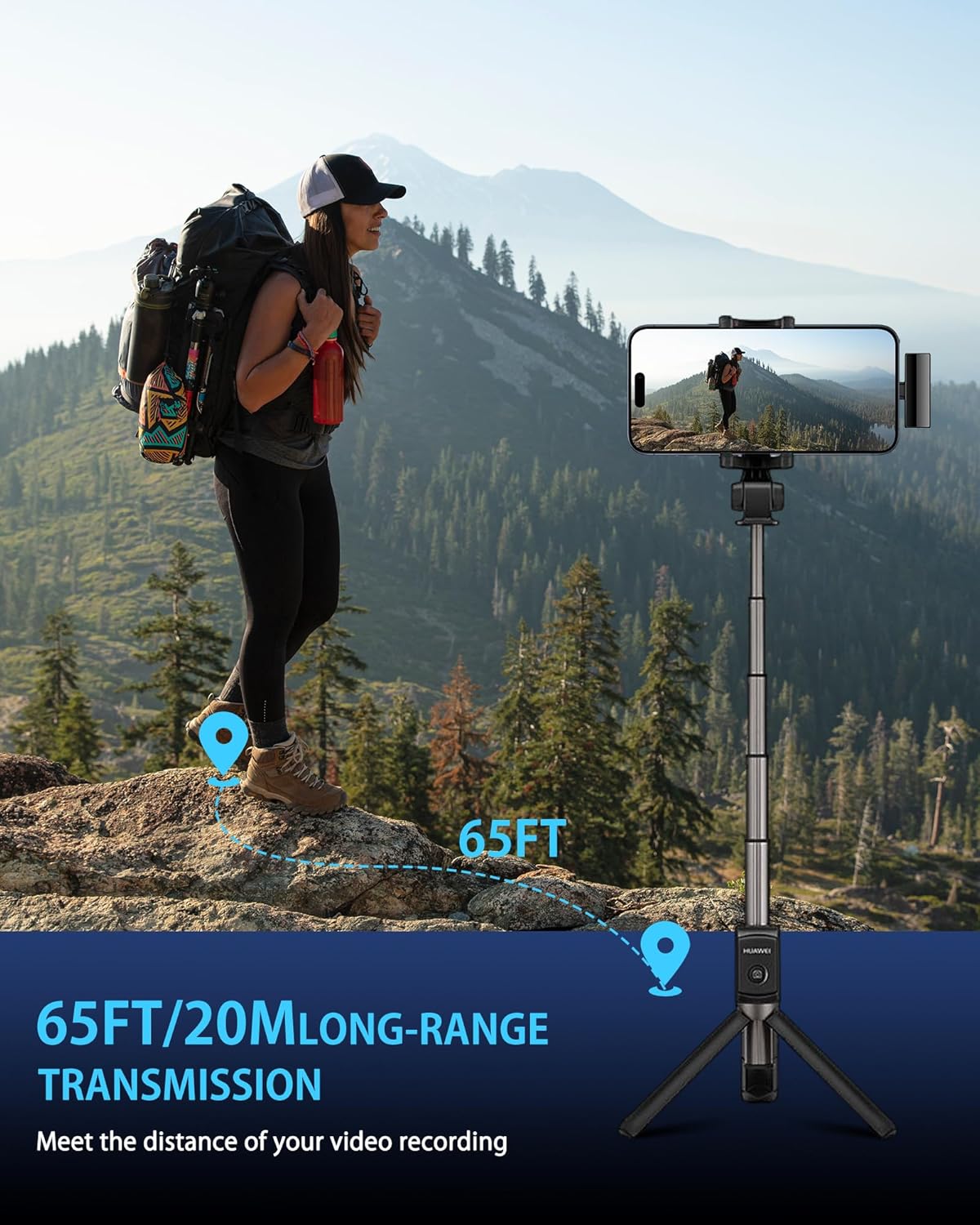 Mini Wireless Mic for iPhone & Android [Plug-Play] - Noise Reduction Lapel Microphone for TikTok, Zoom & Vlogging