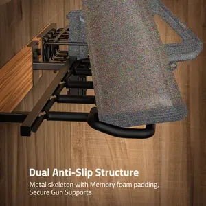 【Hoilday Sale】Indoor Racks Wall Mount Solid Wood & Carbon Steel