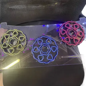 MEGA Planetary Fidget Rings - Available in Multiple Colors: Gold, Red, Blue & Clear - Durable Design for Fun and Relaxation