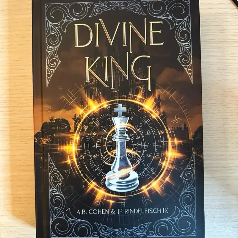 Divine King (Book #6 of the Leah Ackerman Series) Hardcover by A.B. Cohen and JP Rindfleisch IX