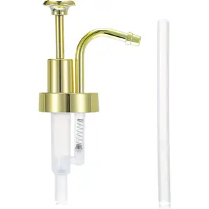 Soap and Lotion Dispenser Pump Replacement, ABS Material  Gloss Smooth Action Oil Can Pump  for  Mouth Bottle of 1.3 in (33 mm) Thread, Rust Proof & Leak Proof for Soap Lotion Bottle