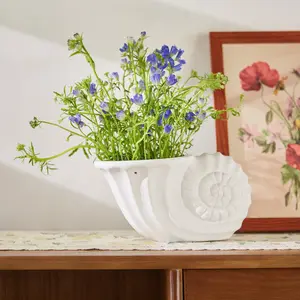 Shellux Hanging Planter with Macrame Plant Hanger
