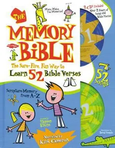 USED-The Memory Bible: The Sure-Fire Way to Learn 52 Bible Verses by Stephen Elkins (Hardcover)