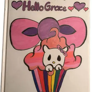 Hello kitty custom coloring book