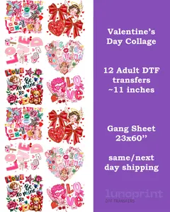 Valentine's Day DTF Gang Sheet