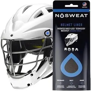 Lacrosse Helmet Sweat Liner - No Sweat - Patented Perspiration Absorbing and Wicking Technology - Adult & Youth