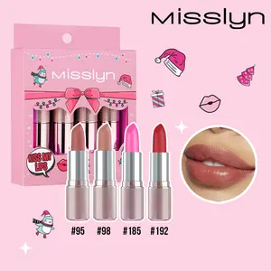 Misslyn 4 Counts Cream Crush Lipstick Kiss my lips lip set