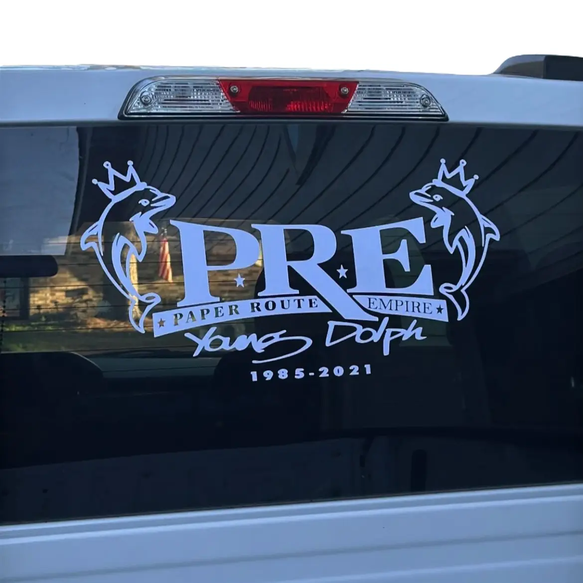 Paper route empire custom decal young dolph