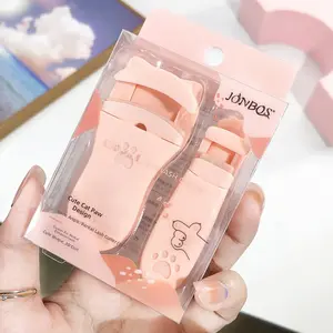 Adorable Cat Claw Lash Curler Combo! Wide-angle head grabs every lash, soft silicone pad protects skin. Lightweight, easy to use—get voluminous, all-day curls at home, great for beginners!