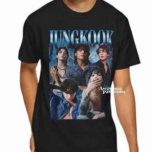 Adult  Vintage Jungkook Tshirt, Bangtan Graphic Shirt, Kpop Fan Tee, Retro 90s Rap Tee, Concert Shirt, Jungkook Fan Gift 2
