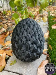 Dragon Scale Egg Container - 4, 5, 6, 7, or 8 Inches - Desktop Display or Dragon Toy Container - 3D Printed - Choose a Color!