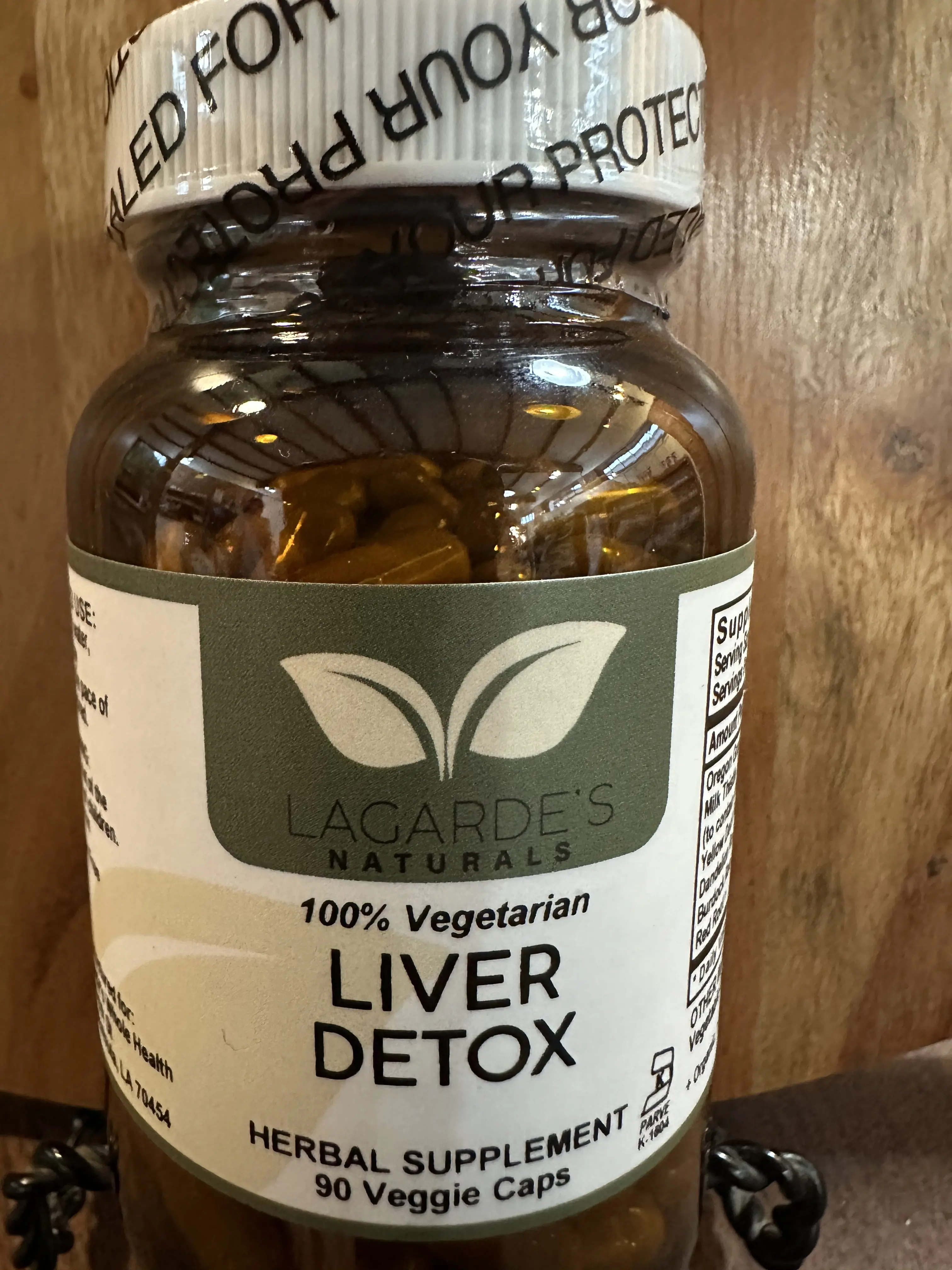 Lagarde's Naturals Liver Detox 90 Veggie Caps