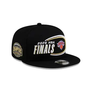 New Era 2026 Finals New York Knicks 9FIFTY Snapback Hat Conference Champions Locker Room Edition Hats