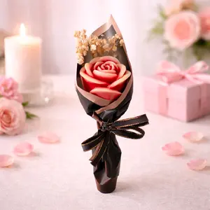 Single Rose Aroma Candle