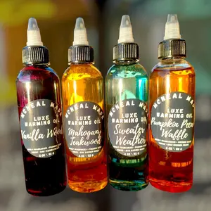 McNeal Made Luxe Warming Oil 4oz Highly Fragranced Home Scent for Wax Warmers Long Lasting Aroma Scented Perfume Bottle