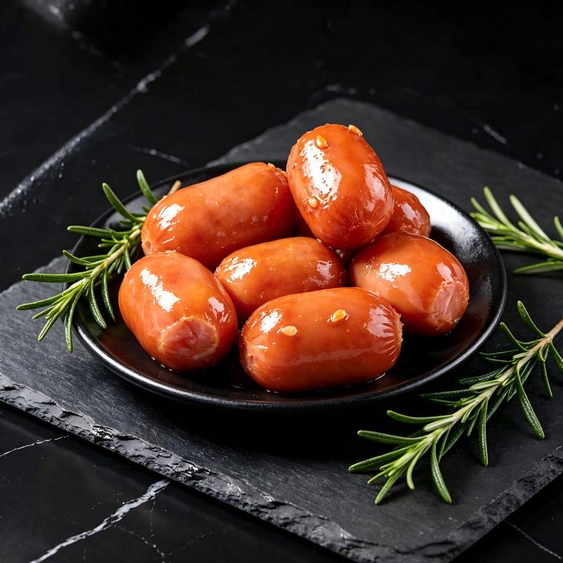 Smoked, Juicy, Bite-Sized Charcoal-Grilled Meatballs - Canned Pantry Food
