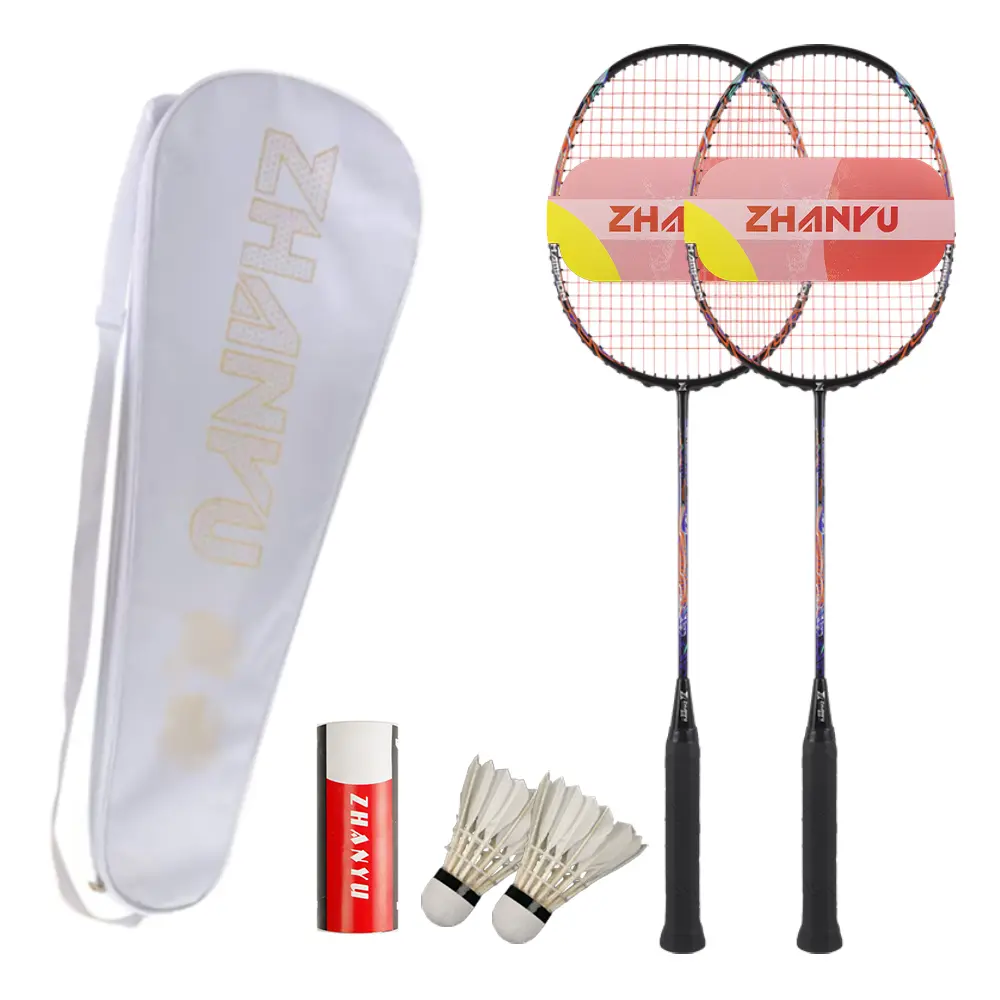 Badminton Set,Badminton Rackets,Badminton Racquet,Badminton Racket Set,All Carbon Fiber,2 Badminton Rackets＆2 Badminton Balls＆1 Bag,Suitable For Fitness And Professional Training