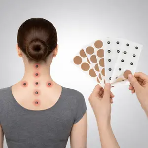 100pcs Magnetic Acupressure Patches, 600 Gauss, 30 Magnets with 30 Replacement Adhesives, Easy to Apply, Comfortable for Daily Use