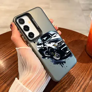 Creative Luxury Car Phone Case with Hard Back & Soft Edge Drop Protection Cover for SAMSUNG S21 S22 S23 S24 S25 S26 Plus S22Ultra S23Ultra S24Ultra S23FE S25ultra S26ultra Boy