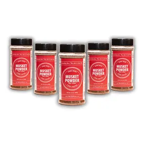 Musket Powder Seasoning - Red Label (Cajun) 5-Pack