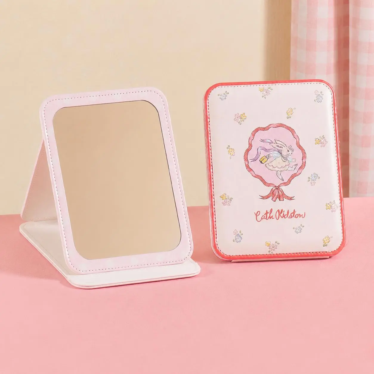 MINISO x Cath Kidston Garden Workshop Bread Foldable Makeup Mirror | Cute Portable Compact Mirror