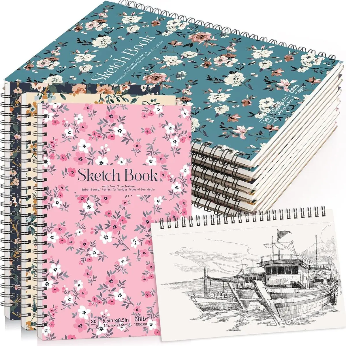 5.5×8.5 Inch (12 pack)