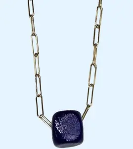 Protect Your Peace Necklace 2.0 - The Classic, Reimagined - 14k Gold Filled • Adjustable 16–20” • Your Choice of Turquoise, Emerald, or Sapphire