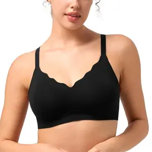 LIVE HSIA Elle AllDay Comfort Wireless Buttery Soft Jelly Seamless No Underwire Full Coverage Supportive T-shirt Bra Everyday Bra