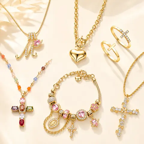 (Artis) 14K Gold Plated Necklaces Jewelry Exclusive