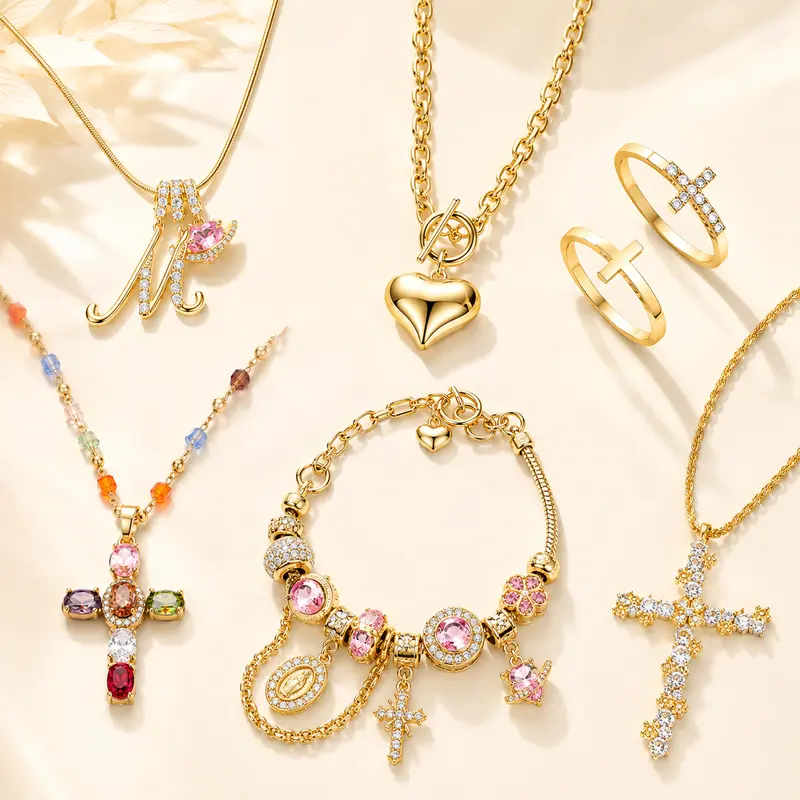 (Artis) 14K Gold Plated Necklaces Jewelry Exclusive