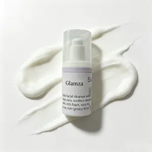 Glamza Aloe Vera Soothing Cleansing Lotion | Gentle Foam for Sensitive Skin