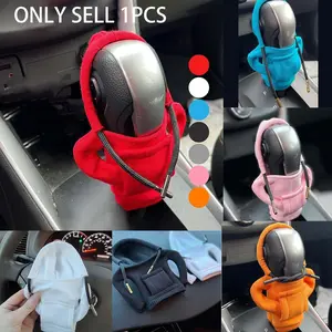 Gear Shift Hoodie, Gear Shift Cover, Universal Car Shift Knob Hoodie, Mini Hoodie for Car Shifter, Automotive Interior Cute Gadgets Car Accessories and Decorations, Automatic Shift Knob Cover