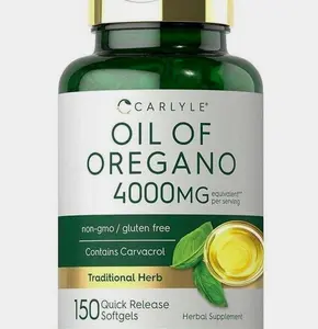 Carlyle Oregano Oil 4000mg Supplement | 150 Softgel Capsules | Contains Carvacrol | Non-GMO & Gluten Free Formula