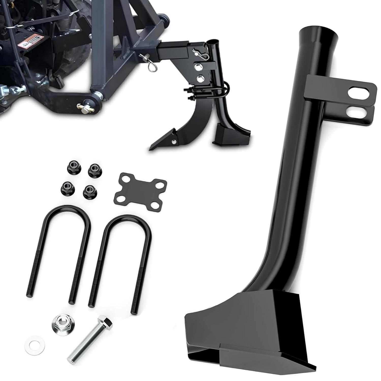 Pipe Layer Attachment Fits Hitch Mounted Ripper Trencher Accessories, Flexible Pipe Laying Tool for 3-Point Lawn Ripper Hitch Lawn Subsoiler for ATV UTV Tractor, Locking Structure Max Dia 1.18''