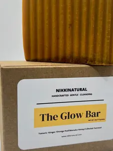 The Glow Bar - Rich turmeric ginger bars for glowy skin! Indulge in a Luxurious Lather Experience
