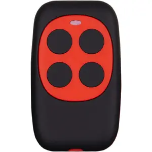 Universal Garage Door Opener Remote Cloner Universal Gate Opener Remote Cloning Homelink Programmable Learning Key Fob 4-Buttons Multi Frequency 280MHZ-868MHZ (Red) 1 count