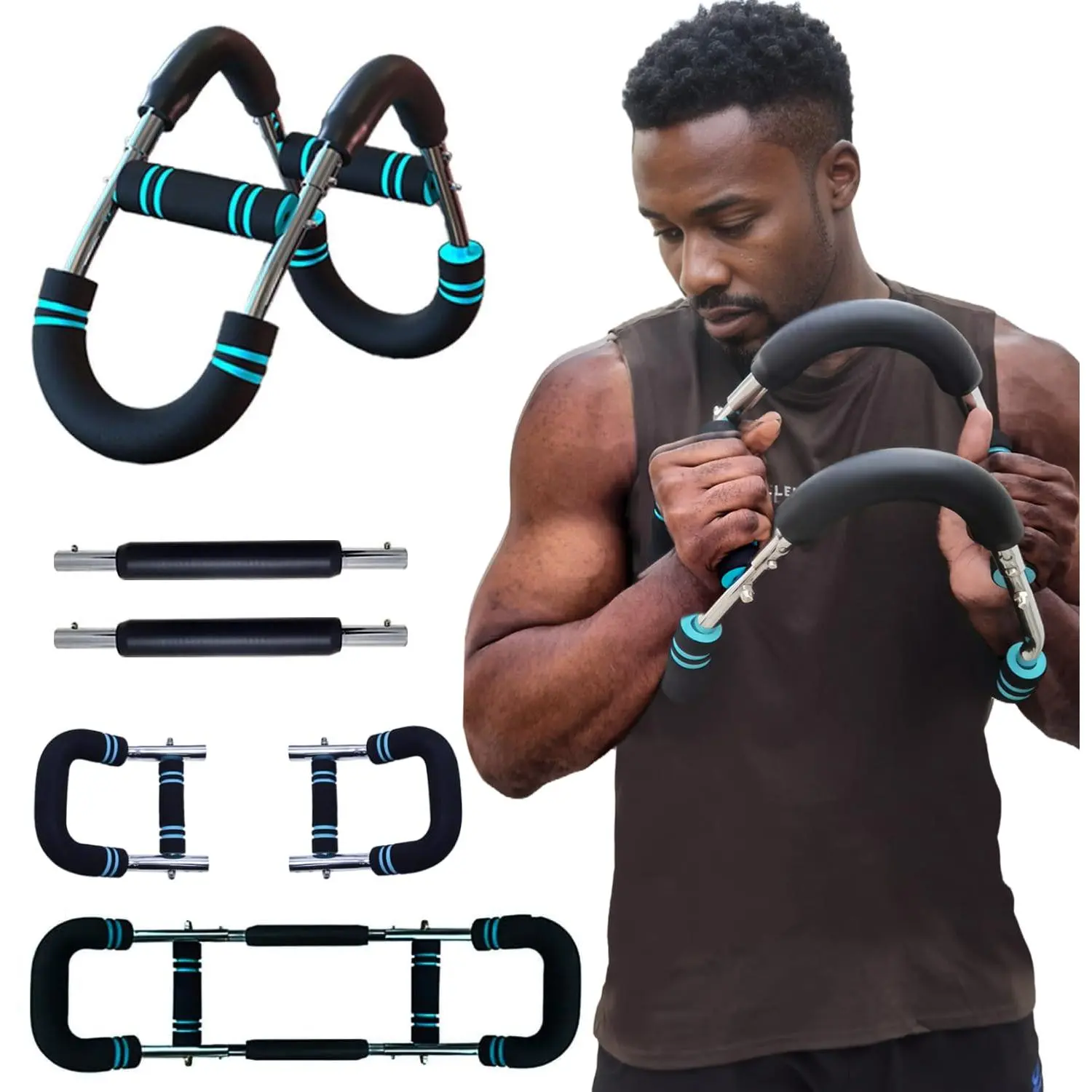 Ultimate Twister Arm Trainer  Adjustable Chest Workout Equipment For Men Shoulder Portable Spring Resistance Home Fitness