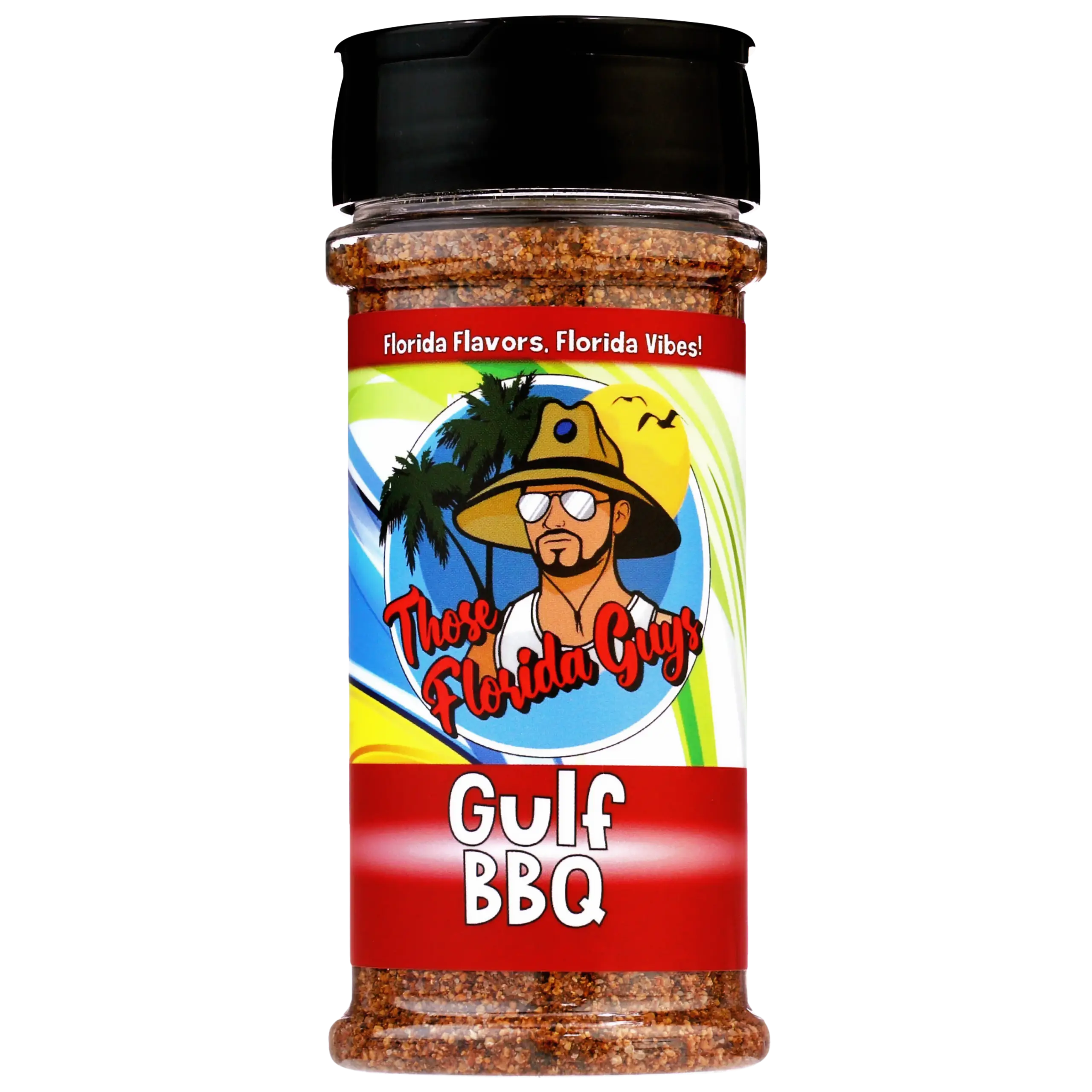 Those Florida Guys Gulf BBQ Rub | Smokey-Tangy-Sweet | Great on Brisket, Steak, Chicken, Veggies, Seafood, Ribs & Pork | Seasoning & Spice Dry Rub For Smoking & Grilling | 8.5 oz Shaker Bottle | Gluten-Free, Low-Sodium, MSG-Free, Dairy-Free