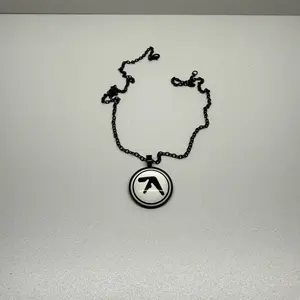 Aphex Twin Black Necklace Minimalist Chain