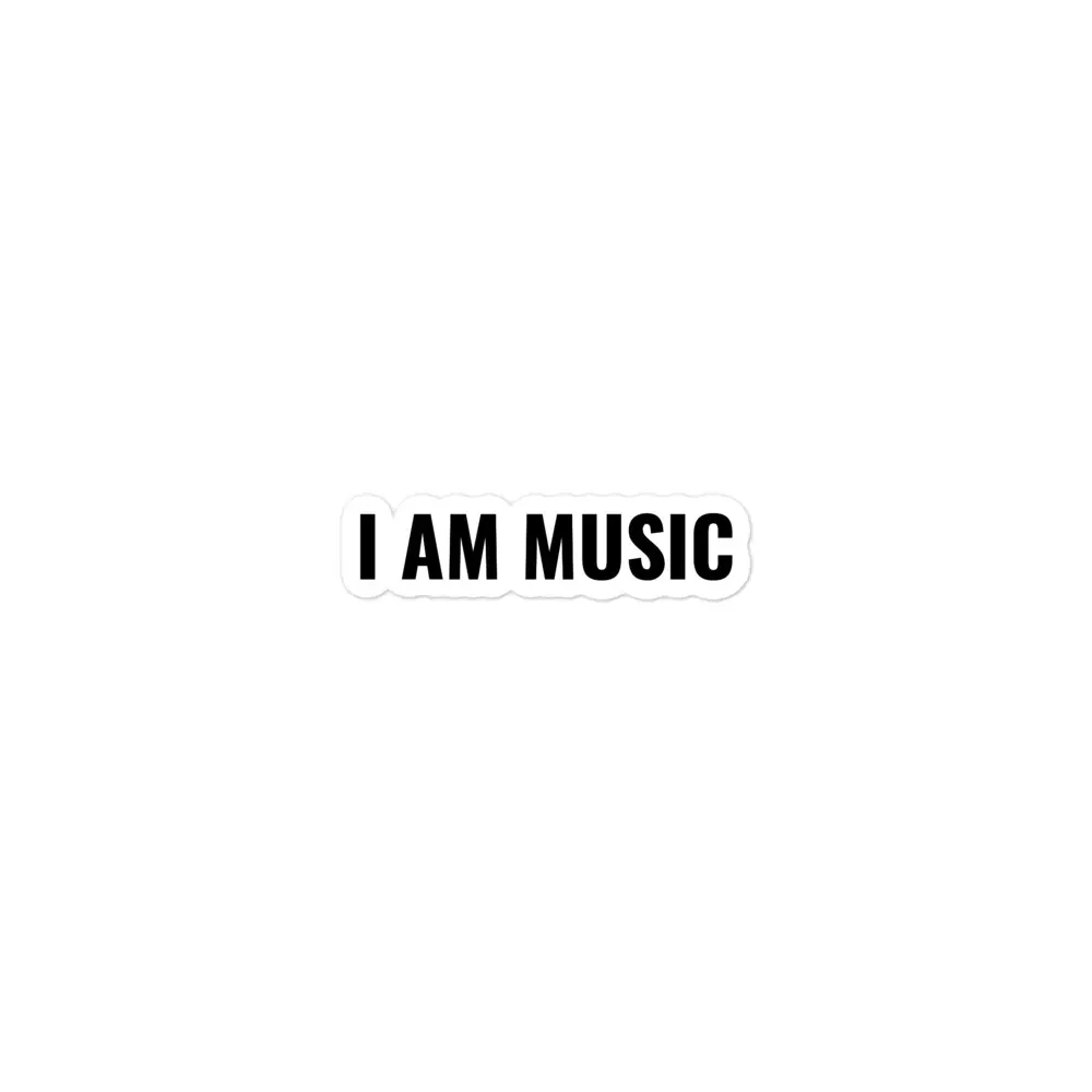 I AM MUSIC Stickers