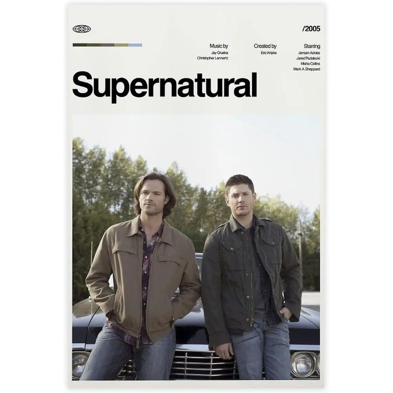 Tv Show Posters Supernatural Poster Decorative Painting Canvas Wall Art Living Room Posters Bedroom