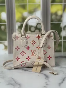 Pre-owned Louis Vuitton LEATHER Crossbody Bags PREOWNED ON THE GO TOTE MONOGRAM EMPREINTE SUNRISE BB