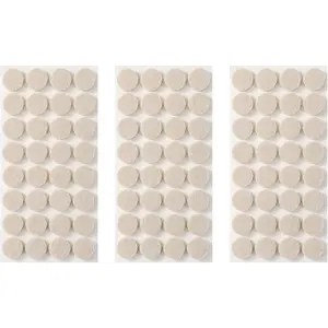 Self Adhesive Felt Furniture Pads for Hardwood Floors, Anti Scratch Chair Felt Pads Floor Protector for Furniture Feet, Furniture Sliders for Smooth Moving, 96 Pcs 3/4" Round