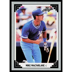 Mike Macfarlane 1991 Leaf #30 Kansas City Royals