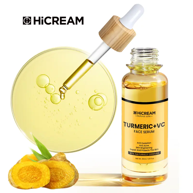 【Auction Exclusive】Hicream Turmeric Barrier Serum Skincare For All Skin Types,Smoothing,Moisturizing,Reduces Hyperpigmentation,Sun Spot,Hyaluronic Comfort Lightweight Anti Aging