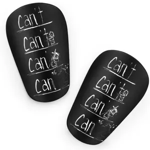 Soccer Shin Guards “CAN’T” BLACK-WHITE