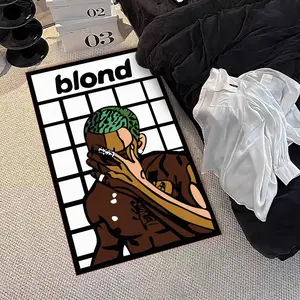 Cartoon Cool Character Pattern Floor Mat, Creative Soft Comfortable Area Rug, Decorative Carpet for Home Living Room Bedroom, Home Decor, Fluffy Rug