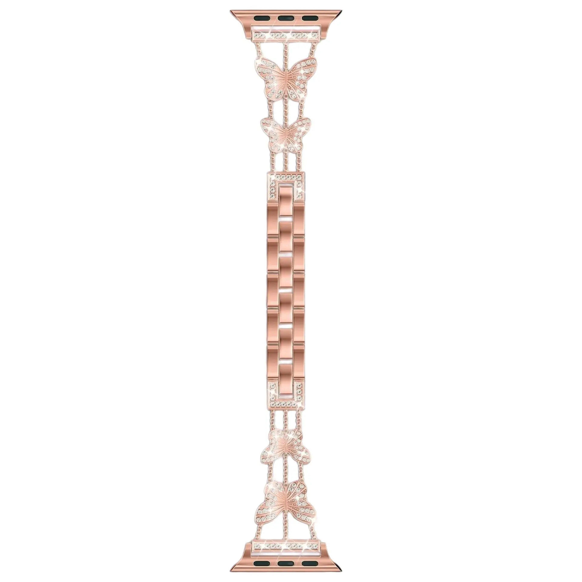 Butterfly Design Watch Band for Apple Watch, Fashionable Wearable Smartwatch Strap for Women, Smart Watch Accessories