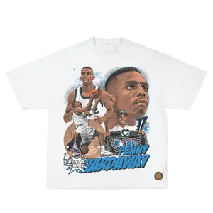 Lacelocks ‘Penny Hardaway’ Tee (White & Vintage Black)