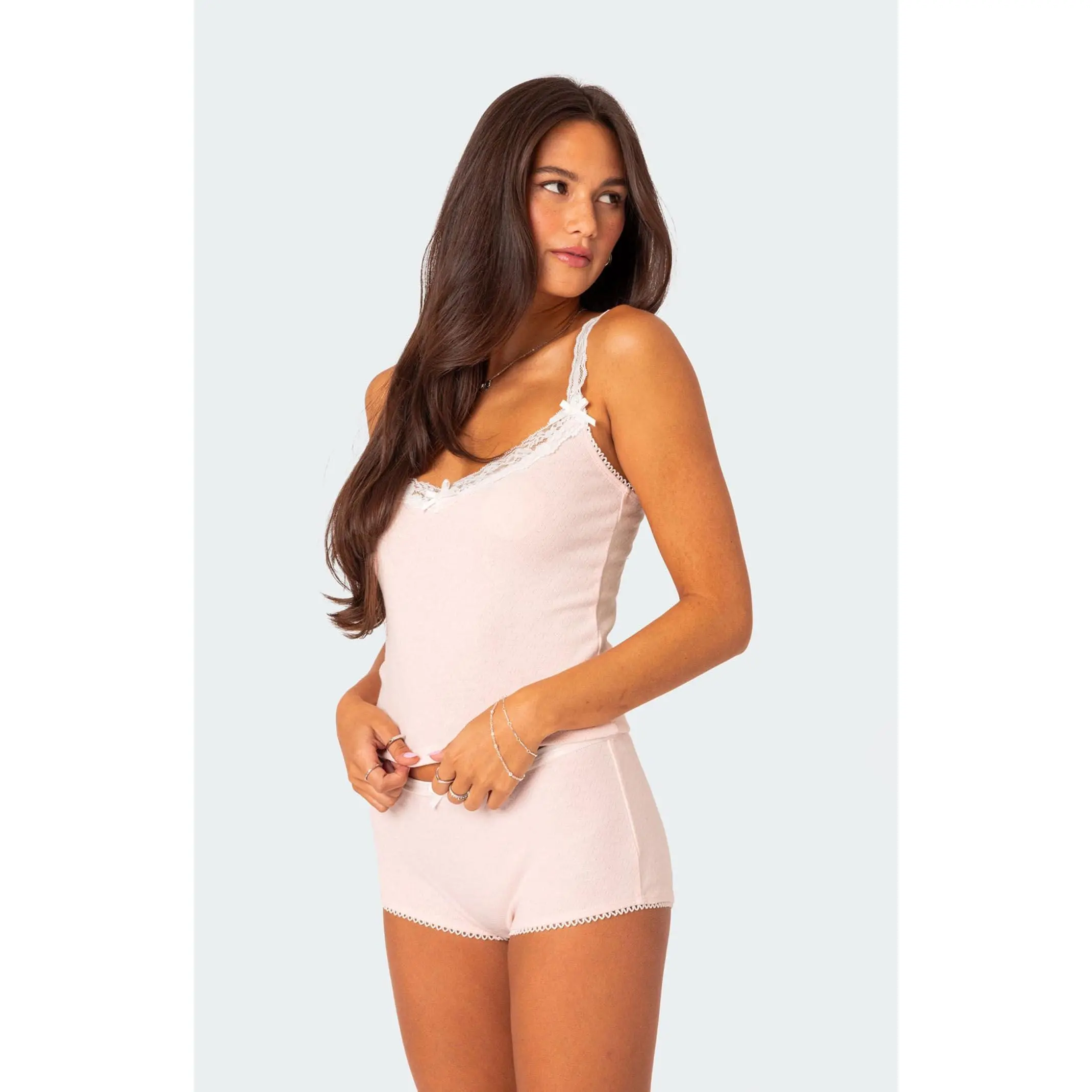 Edikted Women's Mariana Pointelle Tank Top